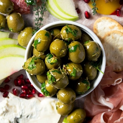 Picture of CB MARINATED OLIVES 250GR